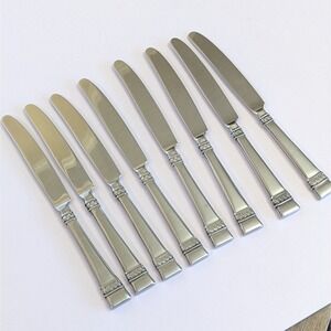 Oneida CADENCE Dinner Knife Knives 18/10 Stainless Indonesia (Set Of 8)